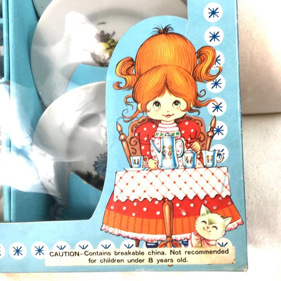 Vintage TEA SET  Childs Made in Japan 50-60's Original Box EVC - Picture 10 of 11
